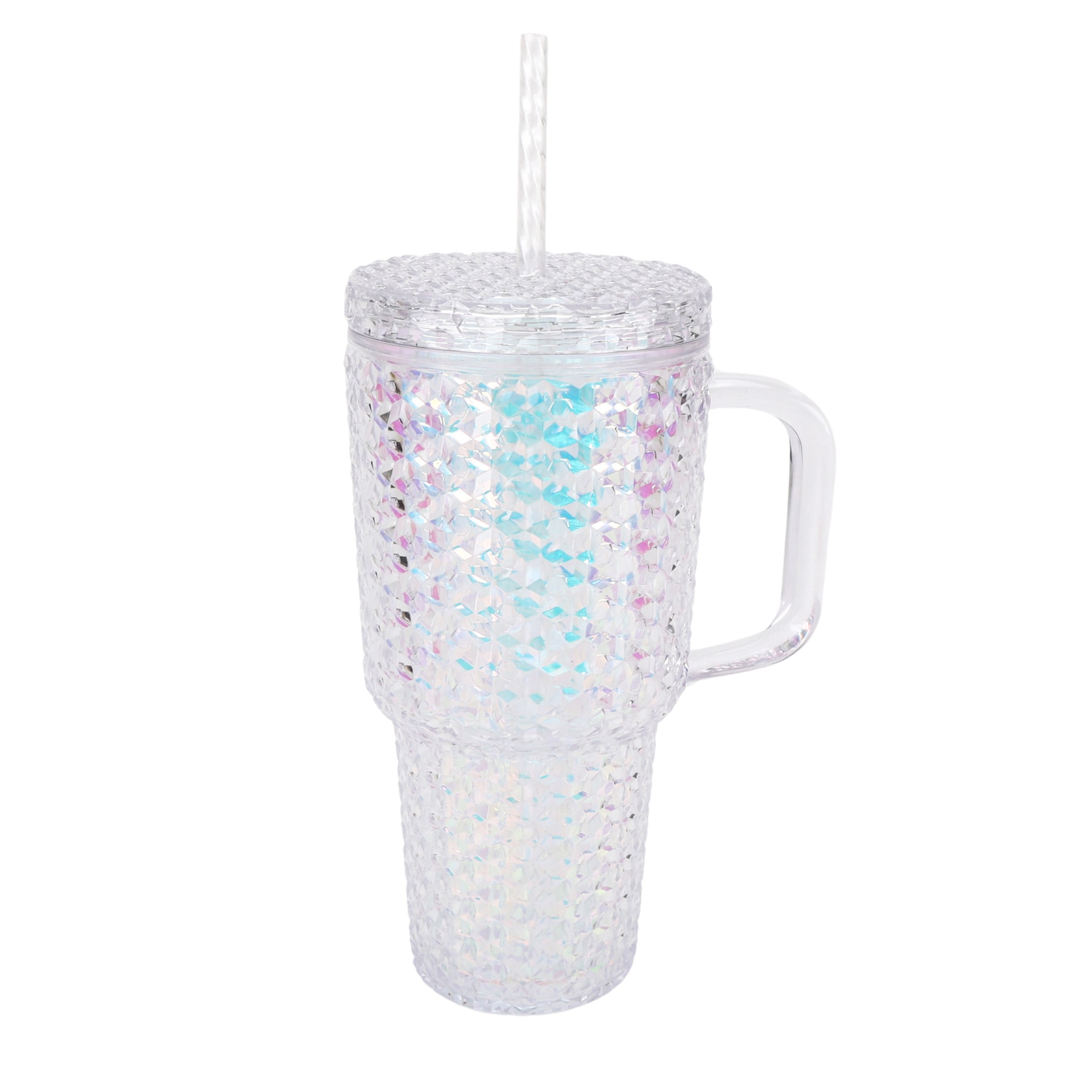 Holiday Time 30 oz Plastic Double Wall Insulated Prismatic