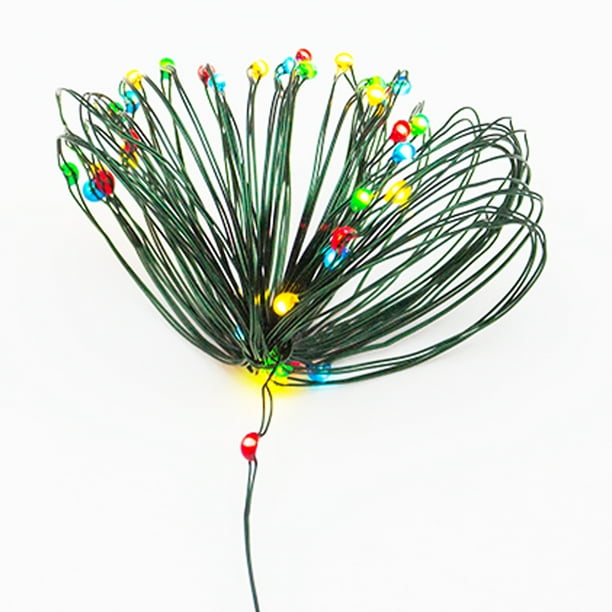 Holiday Time 36 Green Wire Multi Led Lights