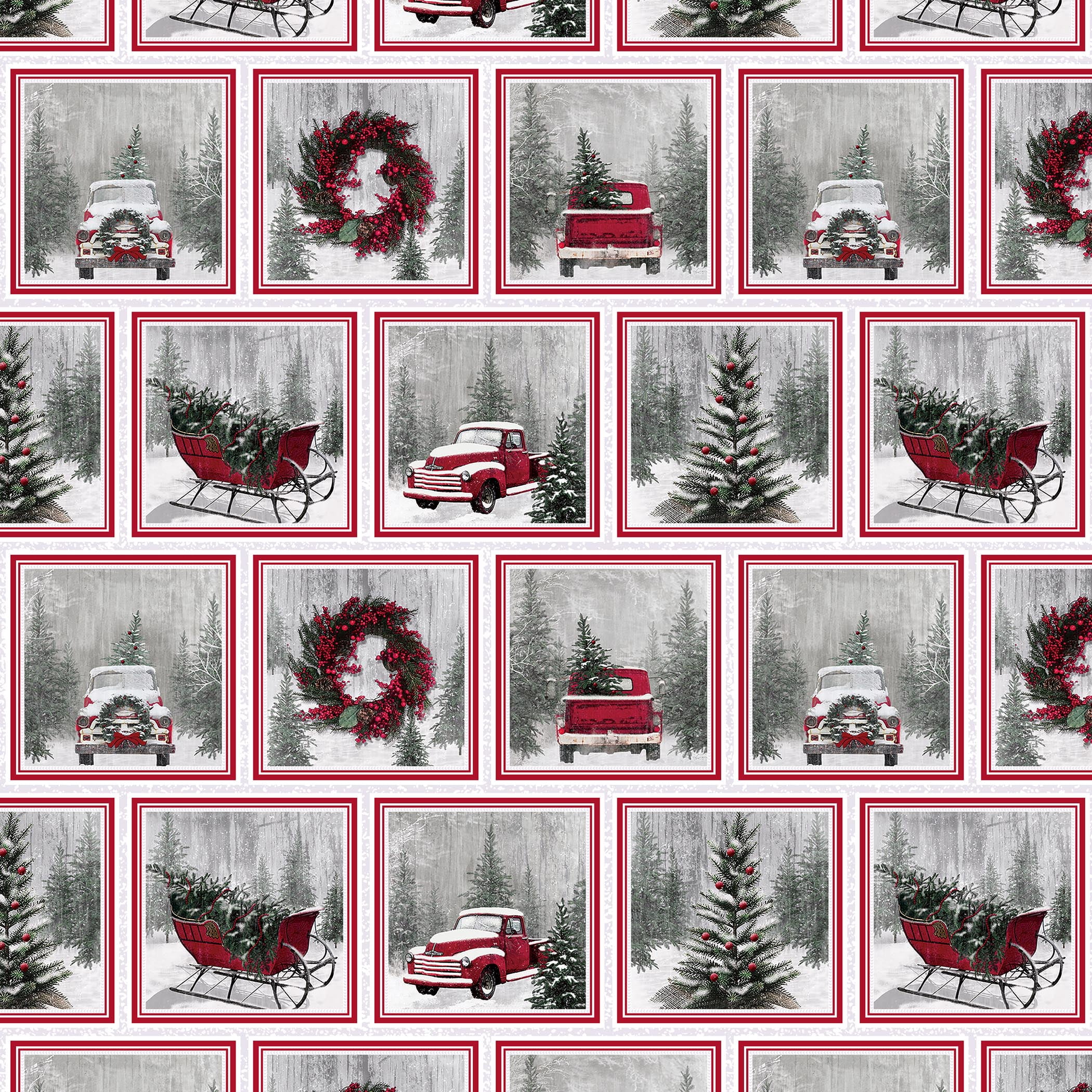 Holiday Time 40in Rustic Red Stag Wrap