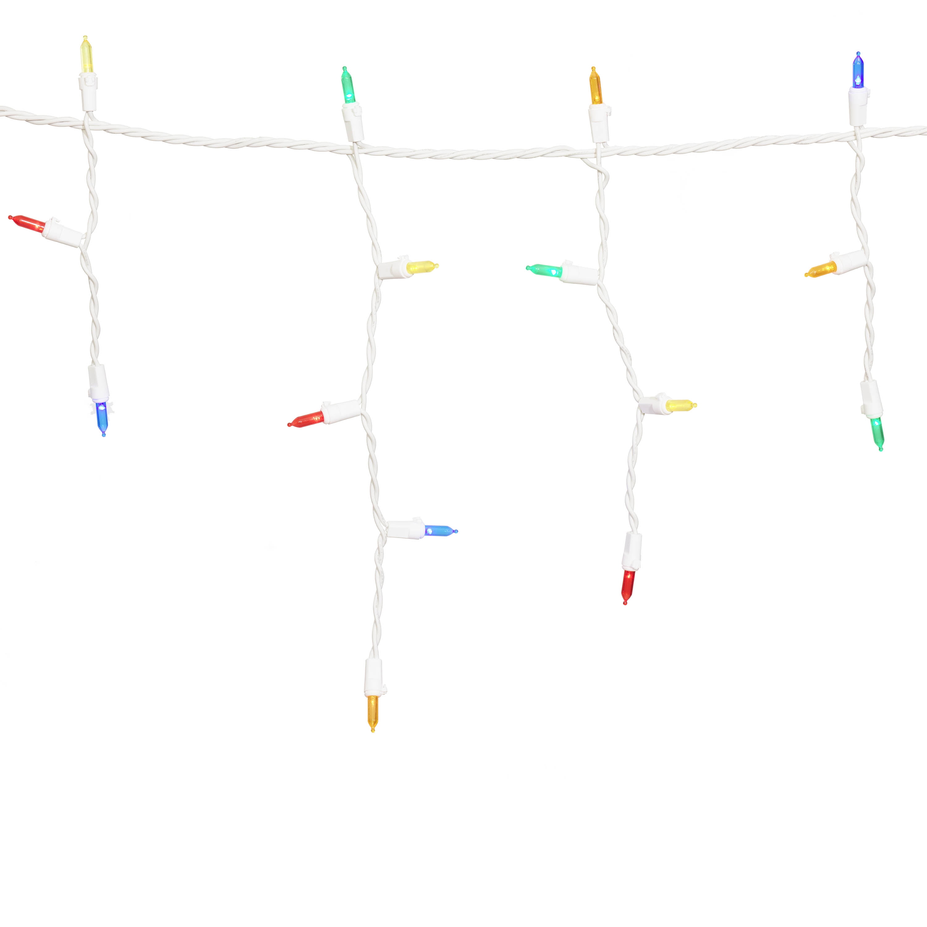 Holiday Time 500Count Multicolor LED Icicle Christmas Lights, with