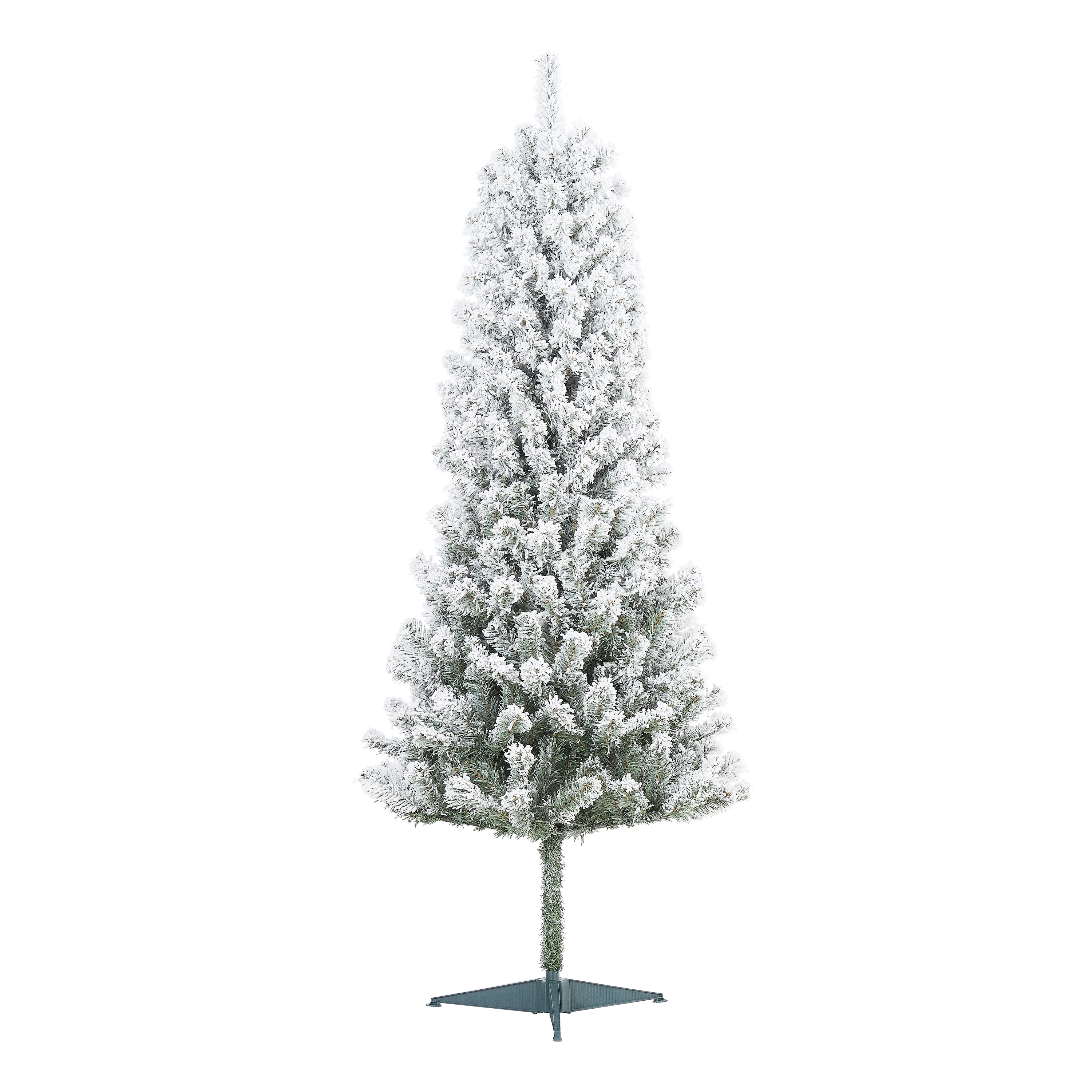 Holiday Time 6ft Un-Lit Snow-Flocked Pine Artificial Christmas Tree - image 1 of 6
