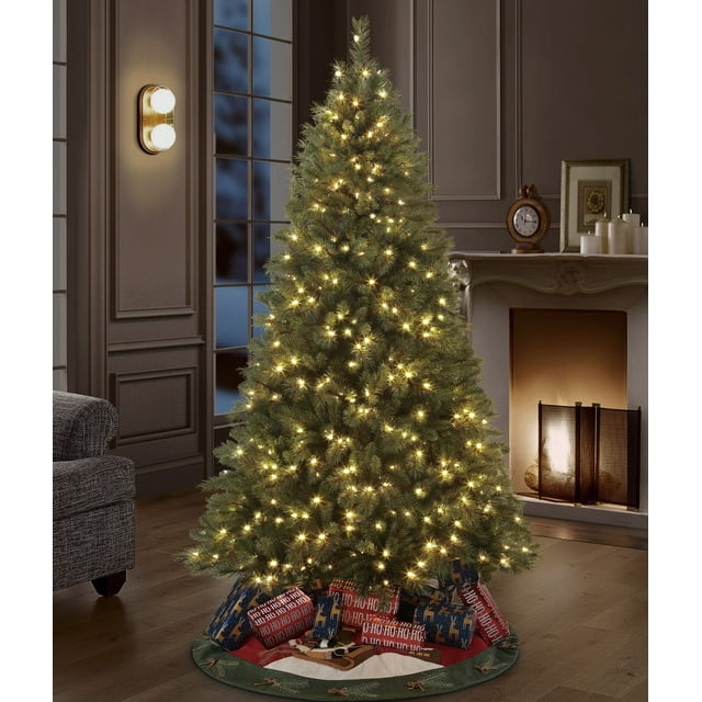 Holiday Time 7.5Ft Denali Fir PreLit Tree with OnePlug Technology and