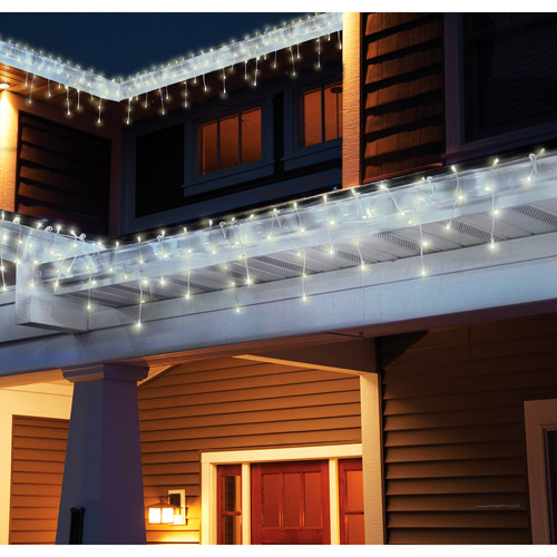 Holiday Time 70Light LED Twinspot (Concave) Icicle Style Christmas