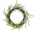 thumbnail image 1 of Holiday Time 80-Count Warm White LED Firecracker String Lights with Green Wire, 7 ft, 1 of 5