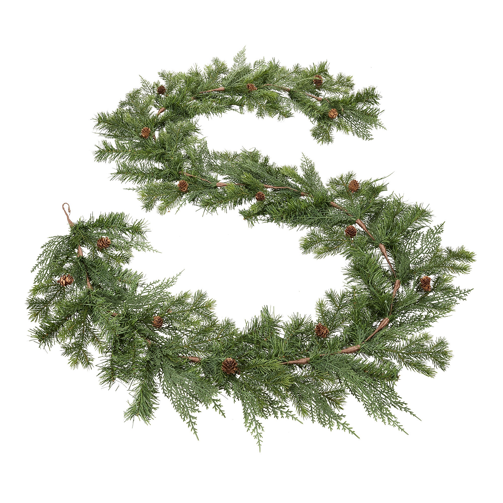 Holiday Time 9-Foot Artificial Sonoma Cypress Evergreen Christmas Garland - image 1 of 6