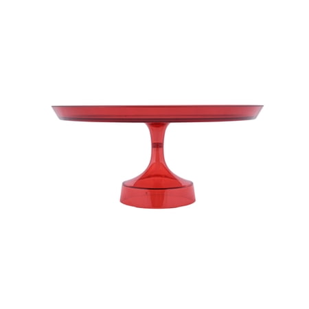 Holiday Time Acryrlic Cake Stand, Red