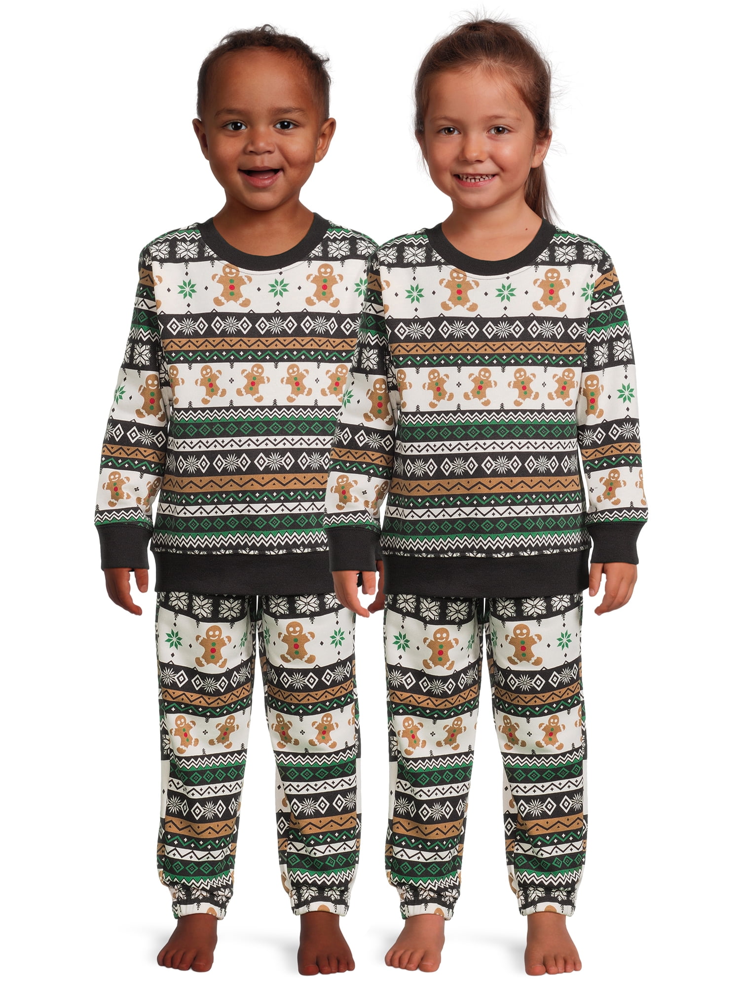 Holiday Time Baby and Toddler Boys; Christmas Sweatshirt and Jogger Pants  Set, 2-Piece, Sizes 12M-5T