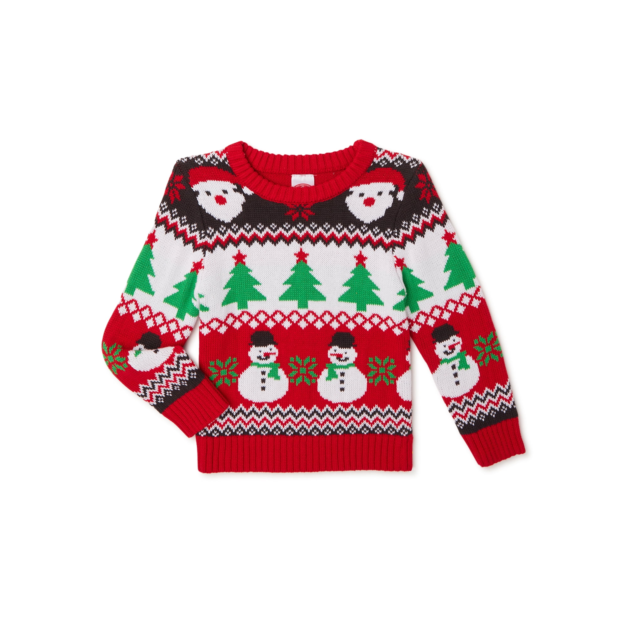 Holiday Time Baby and Toddler Boys' Holiday Sweater - Walmart.com