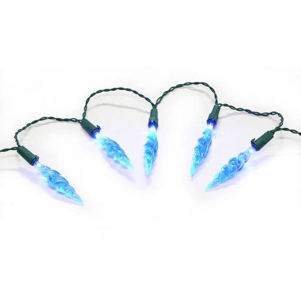 Holiday Time Battery Operated LED Ice Stick Christmas Lights, 20 Count