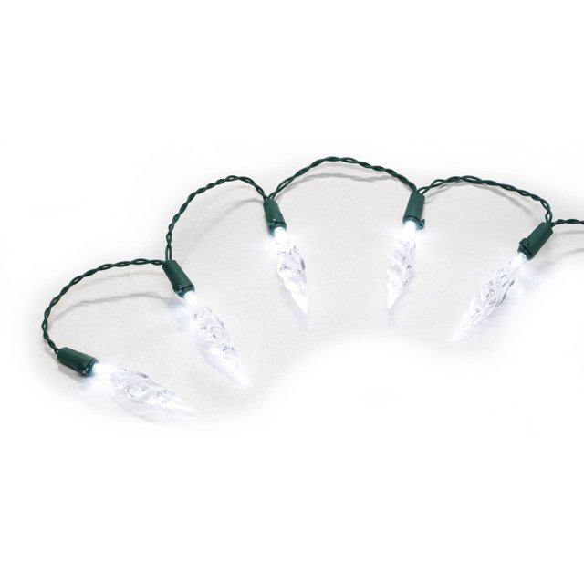 Holiday Time Battery Operated LED Ice Stick Christmas Lights, 20 Count