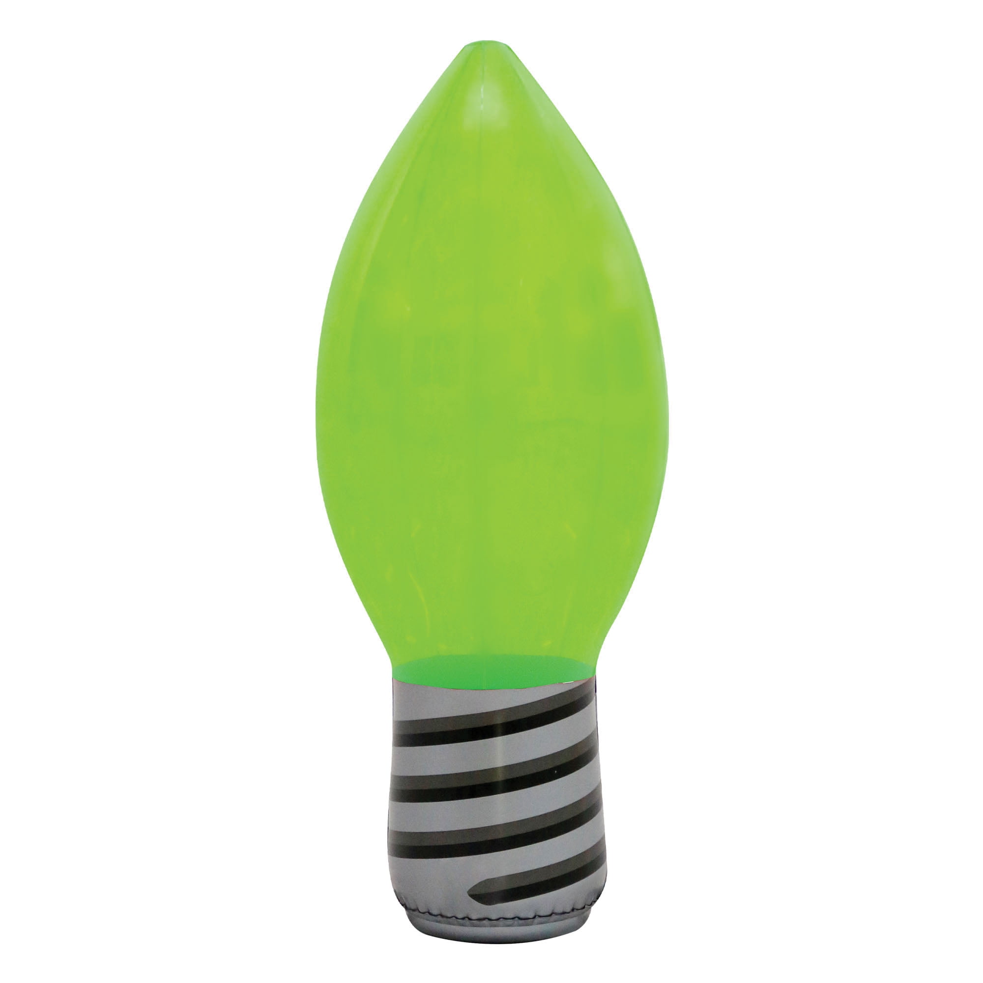 Holiday Time Blow Up Green Light Bulb, 3.3'