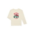 thumbnail image 1 of Holiday Time Boys Christmas Long Sleeve Graphic T-Shirt, Sizes 4-18, 1 of 3