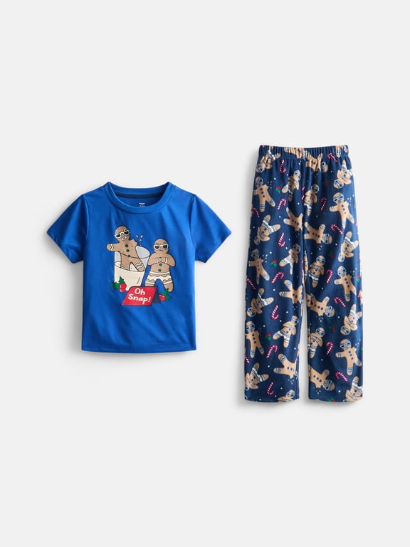 Boys Christmas Sleep Tee and Pants Pajama Set by Holiday Time, 2-Piece, Sizes 4-18