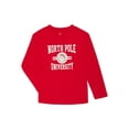 thumbnail image 1 of Holiday Time Boys Christmas Long Sleeve Graphic T-Shirt, Sizes 4-18, 1 of 3