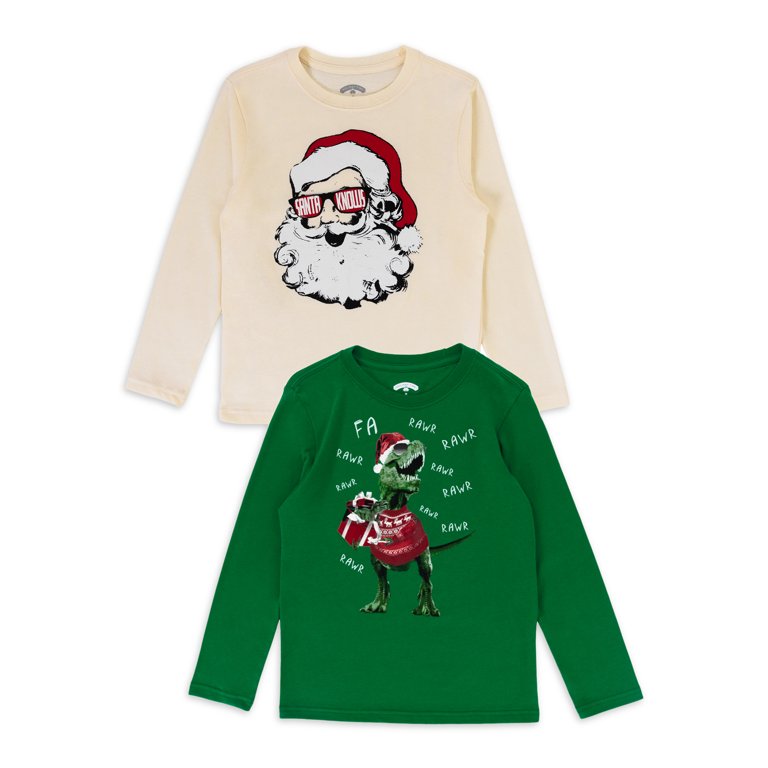 walmart boys christmas shirts
