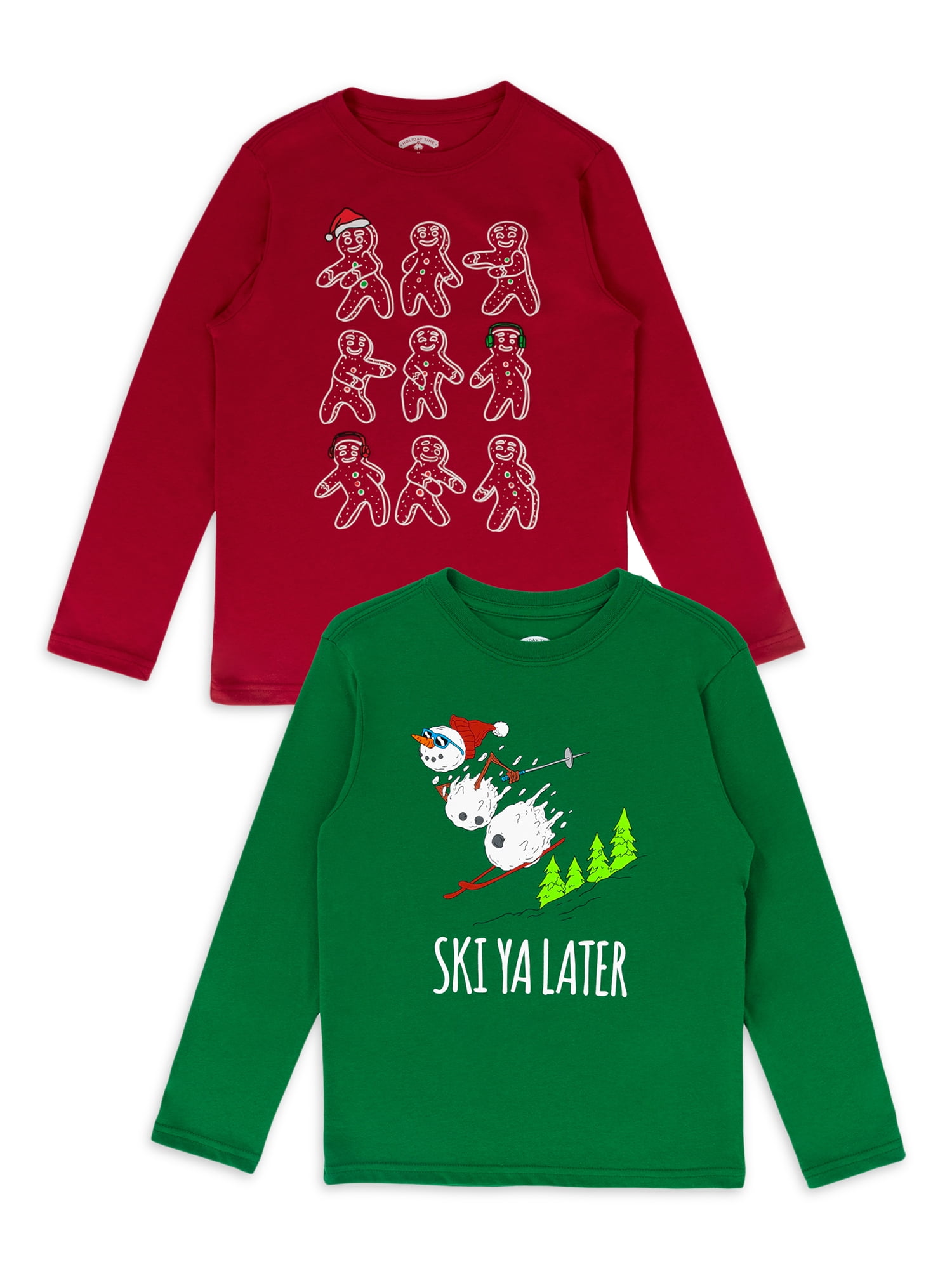 Kung Fu Santa Ugly Christmas Sweater Youth Kids Long Sleeve T-Shirt – Tstars