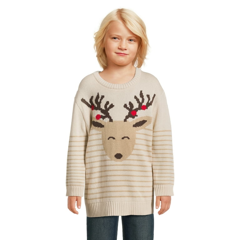 Boys reindeer sweater sale