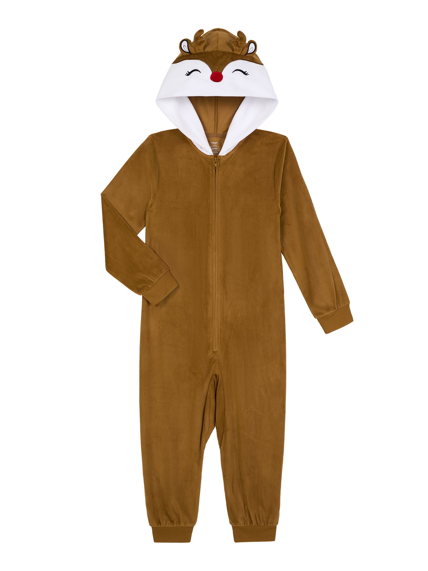 Holiday Time Boys Sleep Union Suit with Long Sleeves, One-Piece, Sizes 4-18