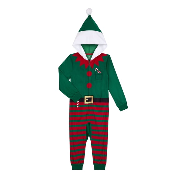 Holiday Time Boys Sleep Union Suit with Long Sleeves, One-Piece, Sizes 4-18