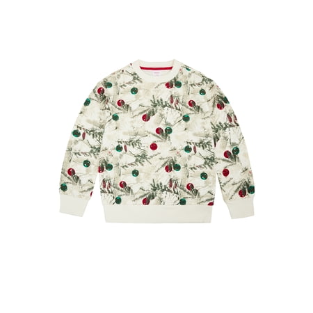 Holiday Time Boys Print Sweatshirt, Sizes 4-18 & Husky