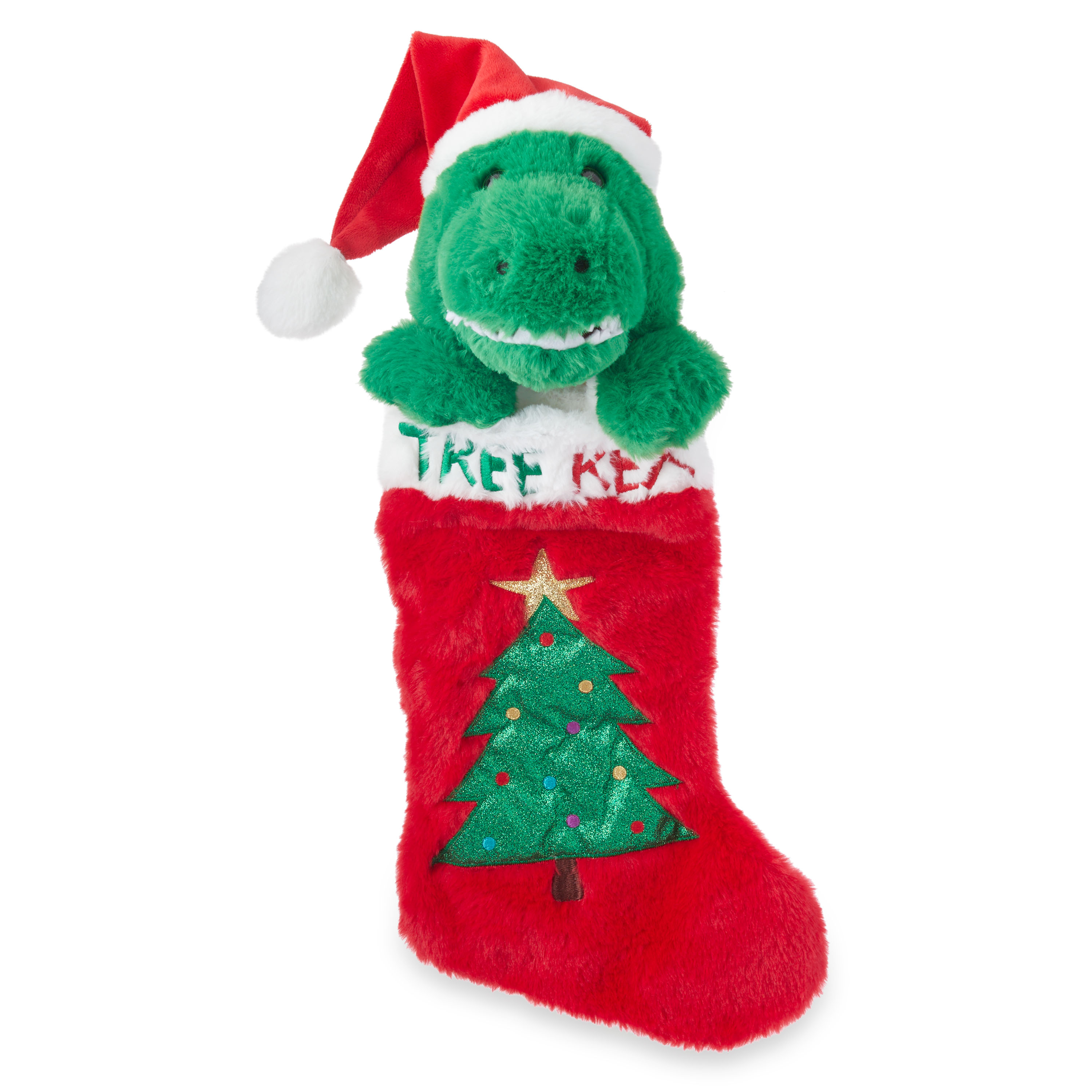 Holiday Time Christmas 21 inch Animated Stocking, Dino - image 1 of 8