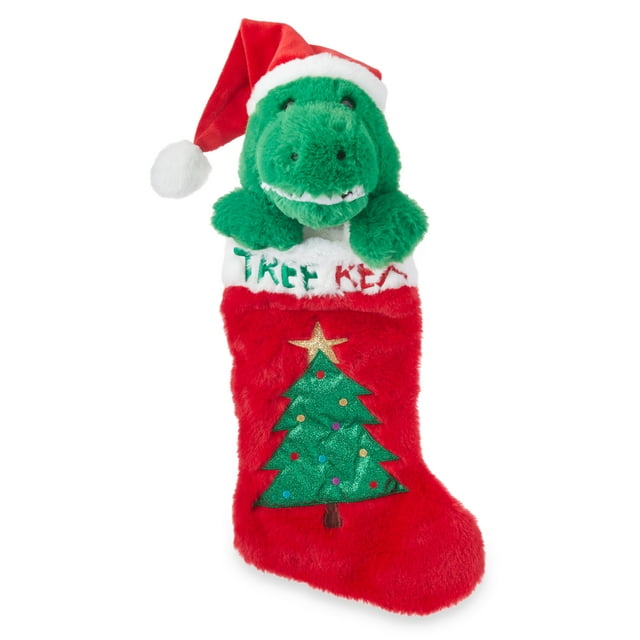 Holiday Time Christmas 21 inch Animated Stocking, Dino