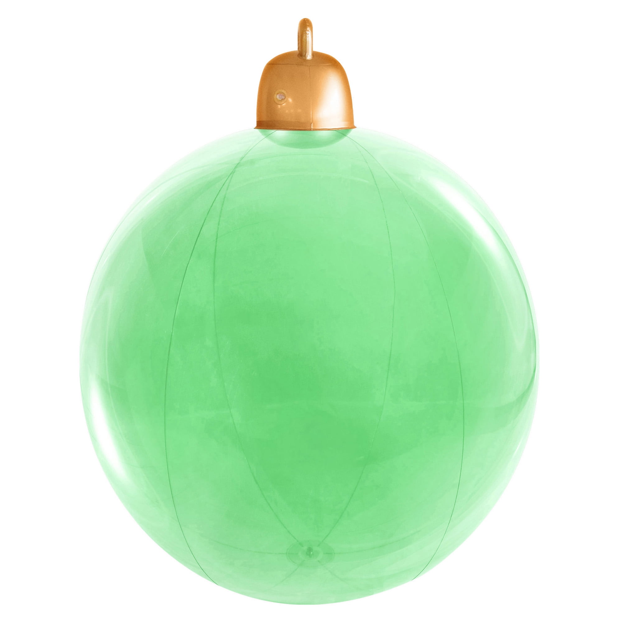 Holiday Time Christmas Blow Up Inflatable Giant Green Ornament, 4