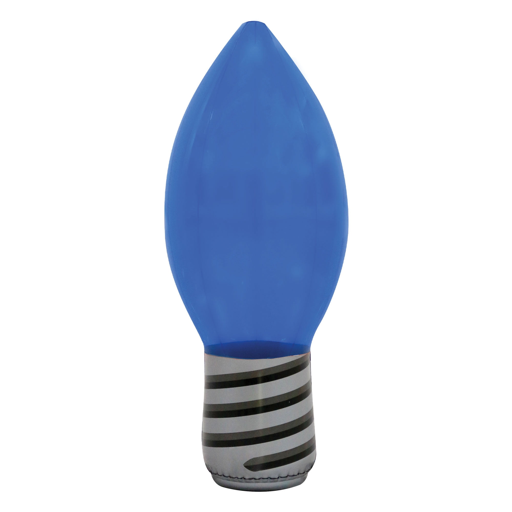 Holiday Time Christmas Blowup Light Bulb, 40"H, Nonelectronic Light Bulb Shape PVC