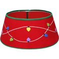 Holiday Time Christmas Decor 22" Velvet Stand Band Tree Stand Cover