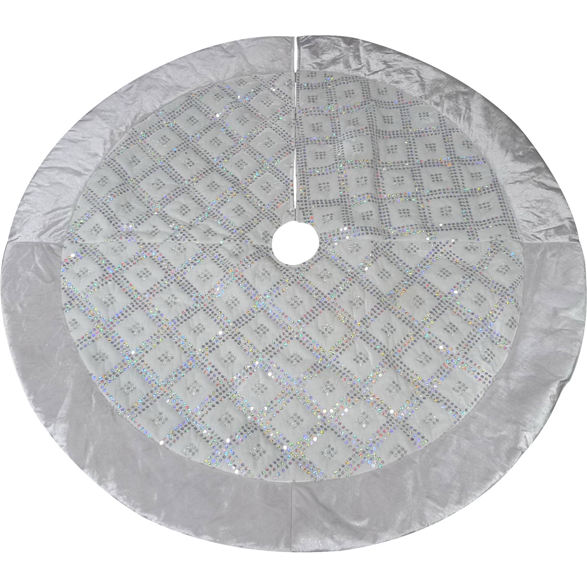 White Velvet Tree Skirt 