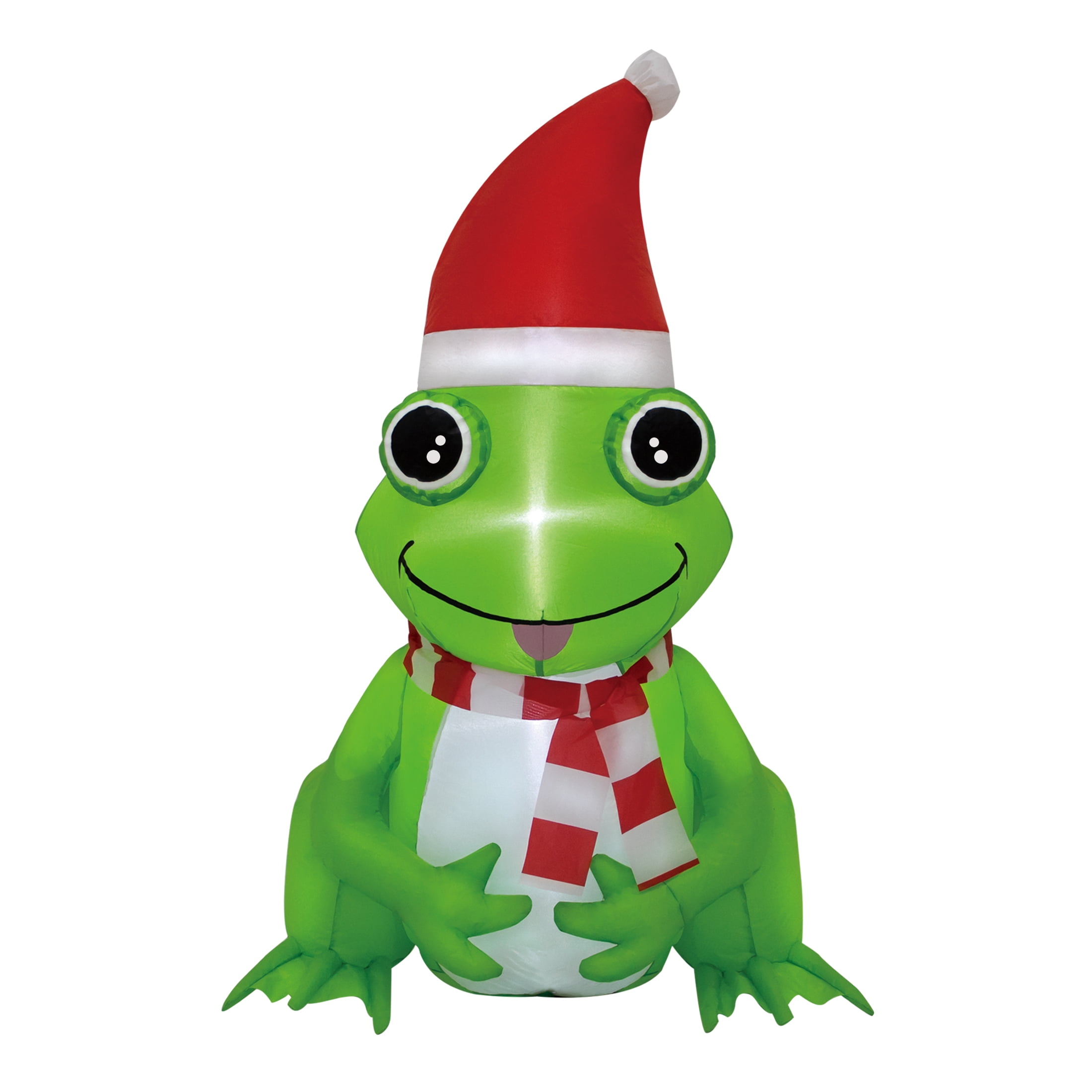 Holiday Time Prelit LED Christmas Frog Yard Inflatable, 3.5FT Height
