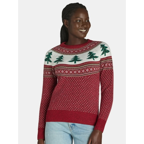 Holiday Time Christmas Sweater, Sizes XS-3X