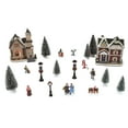 Holiday Time Christmas Village Set, 20 Pieces