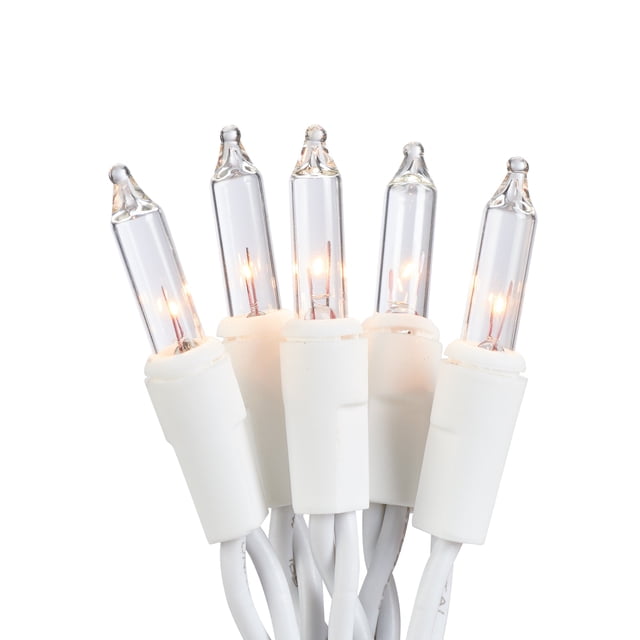 Holiday Time Clear Icicle Christmas Lights Set, 18', 300 Count, White ...