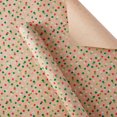 Holiday Time Confetti Dot Kraft Wrapping Paper, Christmas, Brown Kraft