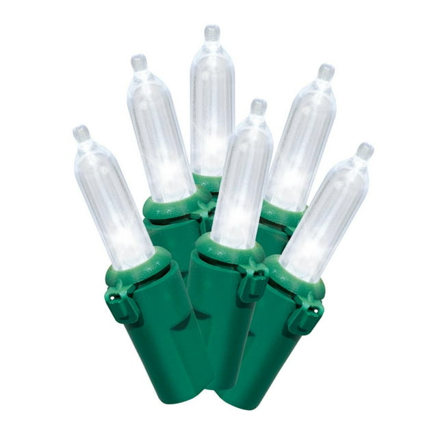 Holiday Time Cool White LED Mini String Christmas Lights, 59feet, 300