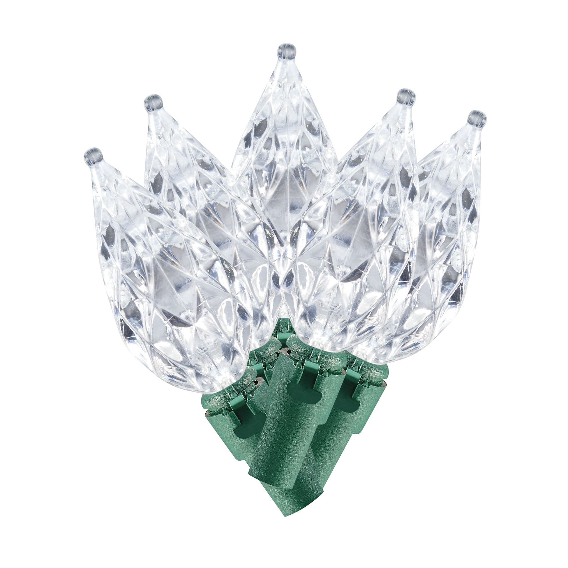 Holiday Time Cool White LED Teardrop Holiday String Lights, 21.1', 60