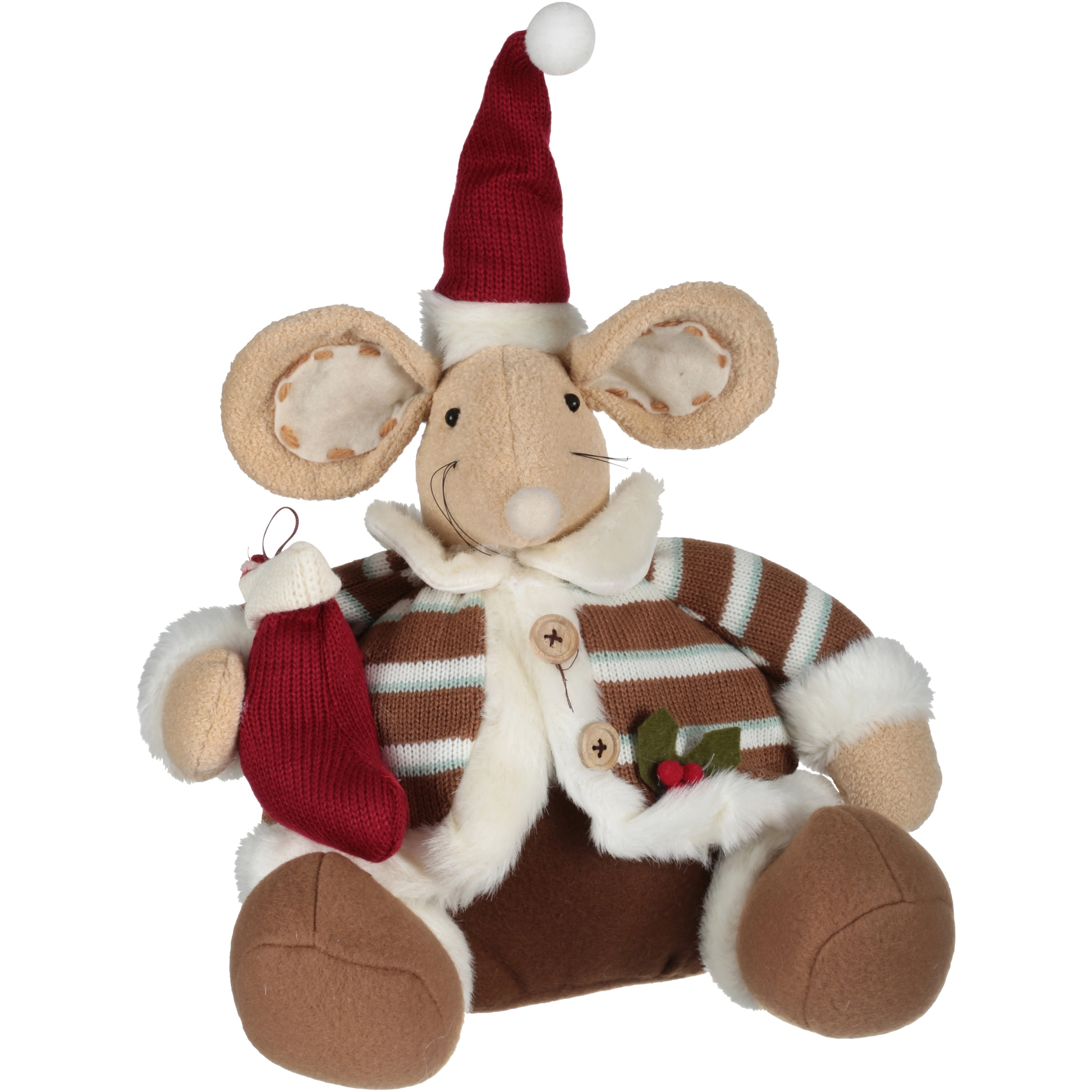 Stuffed sales christmas mouse