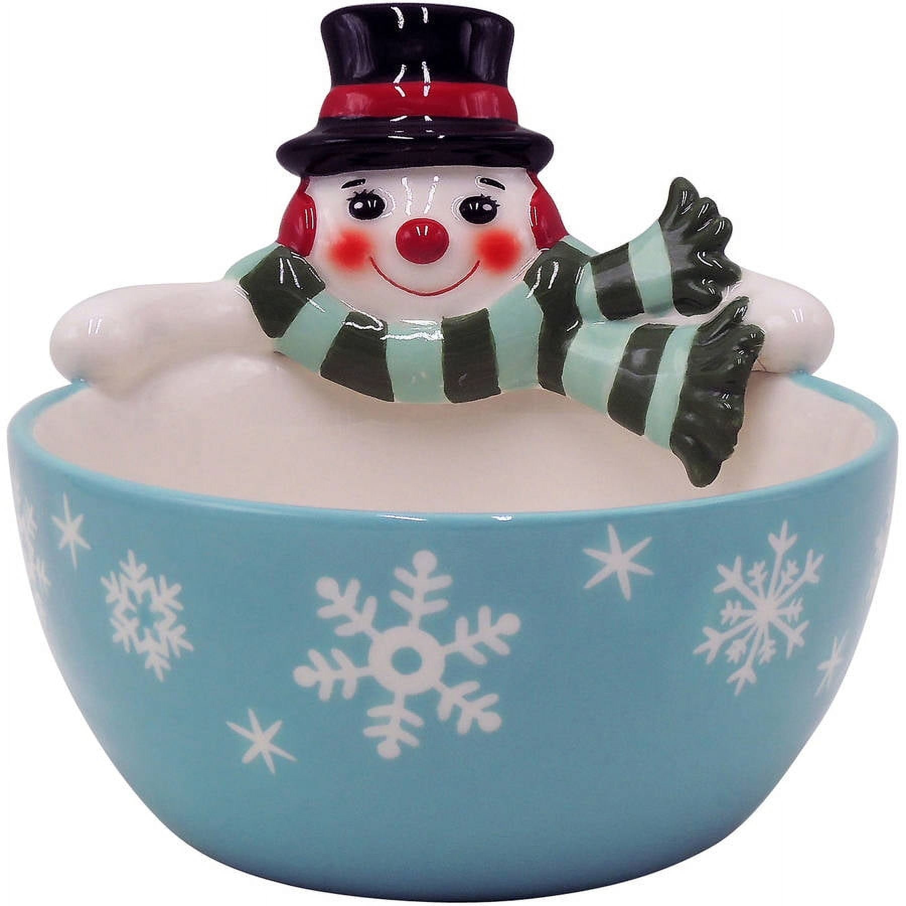 Mercer Holiday Snowman Party Bowl + Reviews