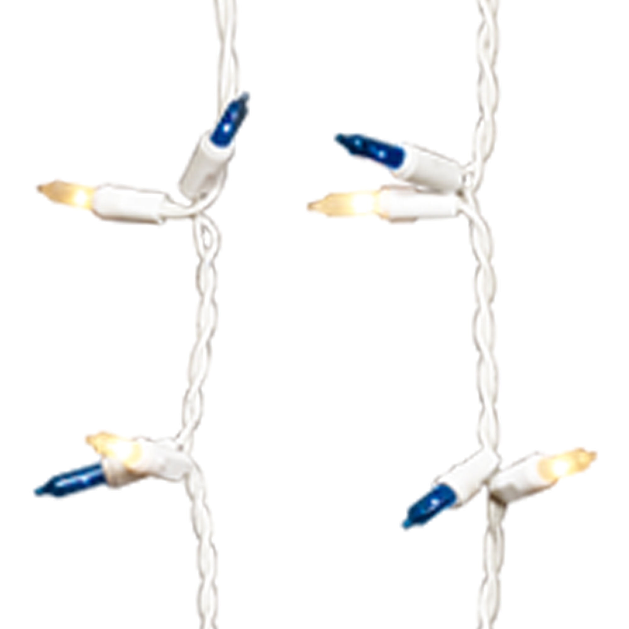 Holiday Time Frost White & Blue TwinCicle Christmas Lights, 10', 200