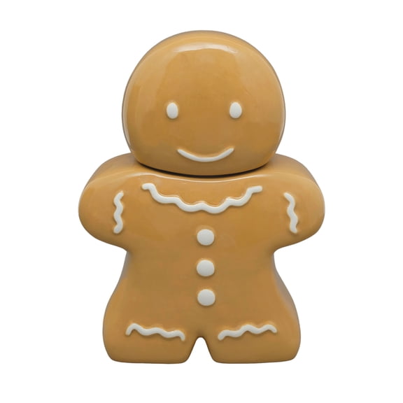 Holiday Time Gingerbread Man Cookie Jar