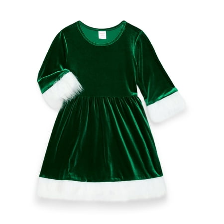 Girls Santa Cosplay Dress from Holiday Time, Sizes 4-18
