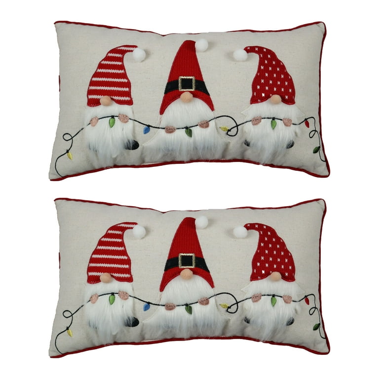 Christmas Gnomes Throw Pillows Couch Bed Sofa Lumbar Pillow 20 x 14 Decorative  Pillow, 20 x 14 - Fry's Food Stores