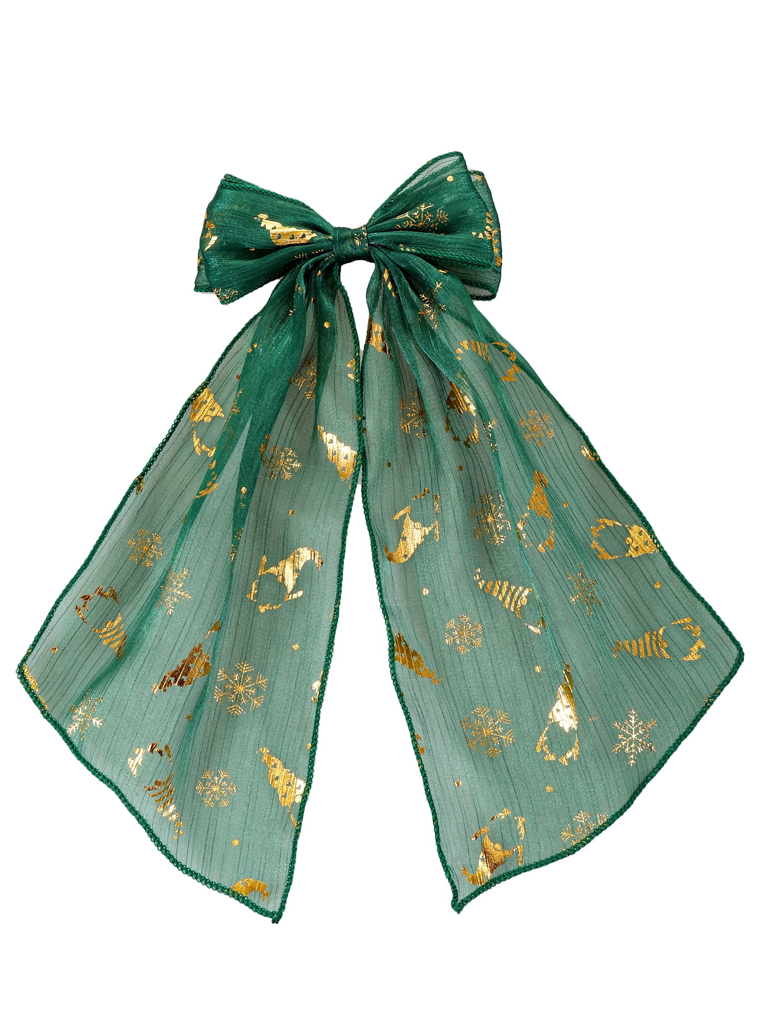 Holiday Time Green Hair Bow, 1 Piece