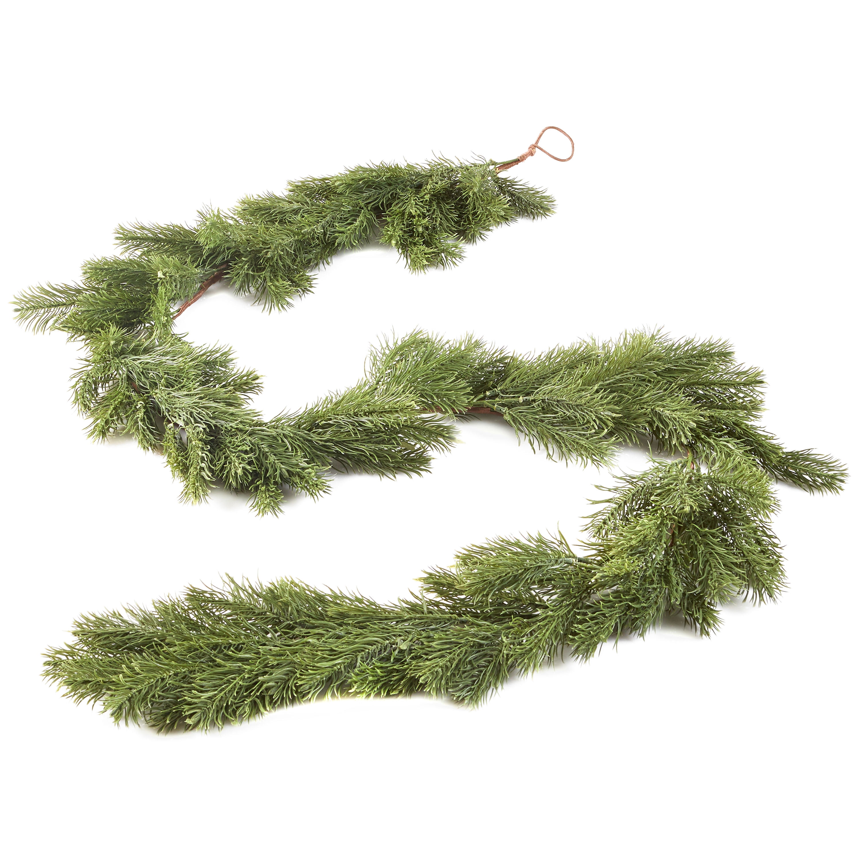 Holiday Time Greenery Christmas Garland, 6’ - Walmart.com
