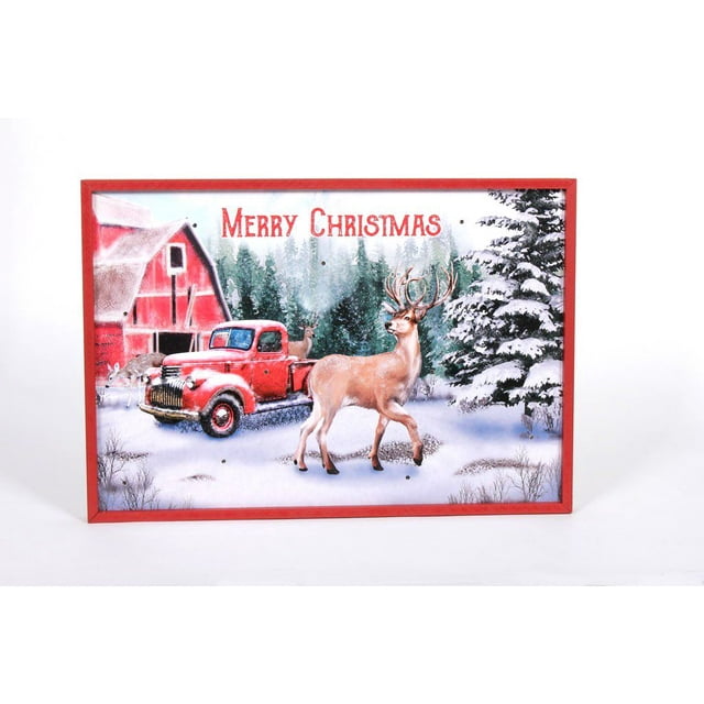 Holiday Time Holidays MDF Plaque