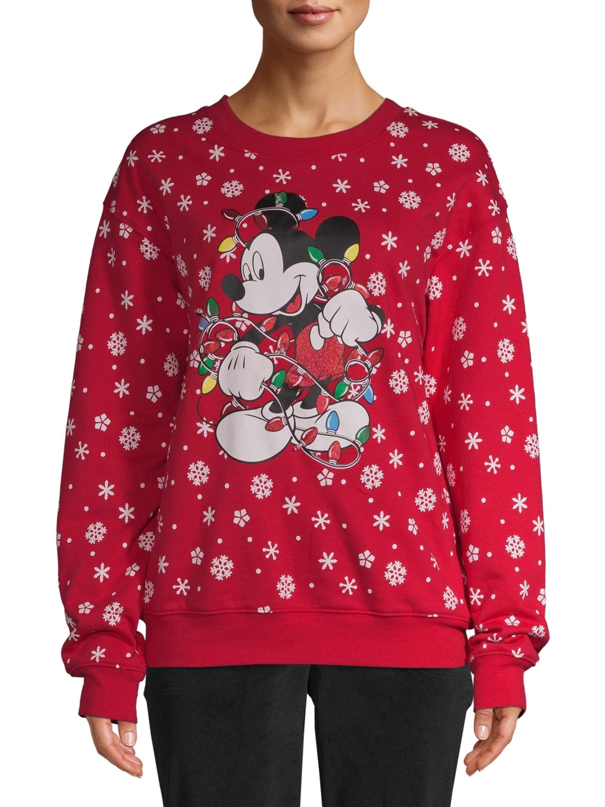 Walmart mickey mouse christmas sweater sale