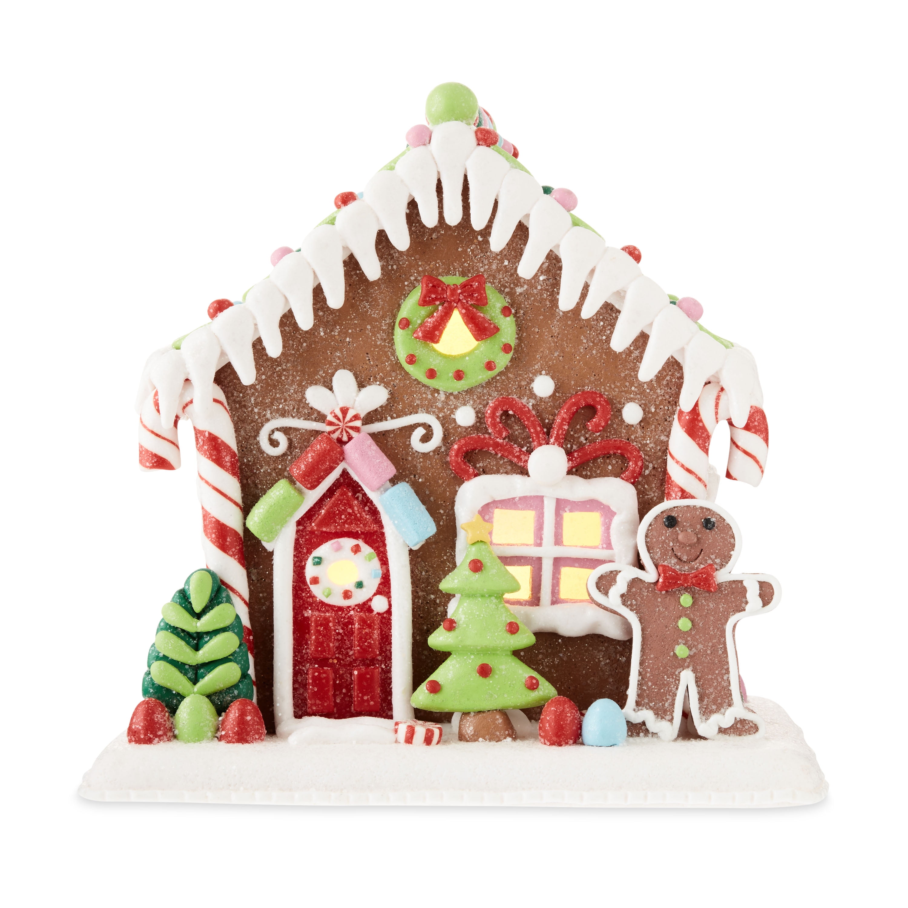 Holiday Time LED Candy Gingerbread House