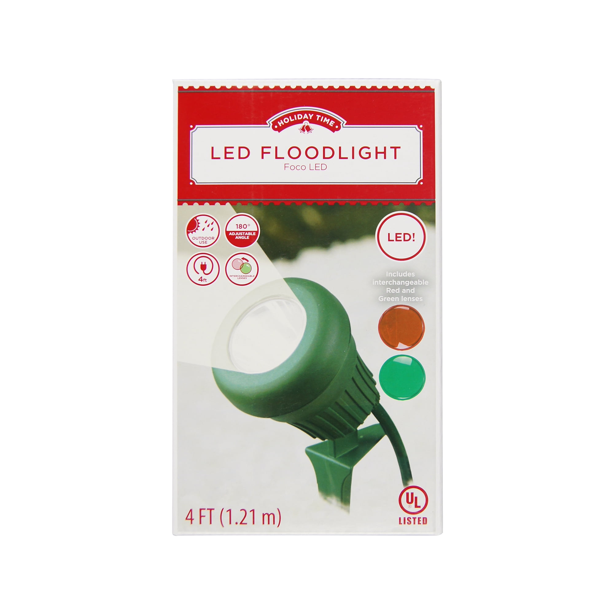 Holiday Time LED Floodlight Walmart