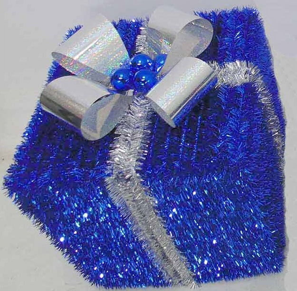 Holiday Time Large Blue Gift Box
